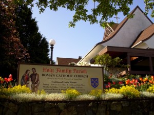 Holy Family sign